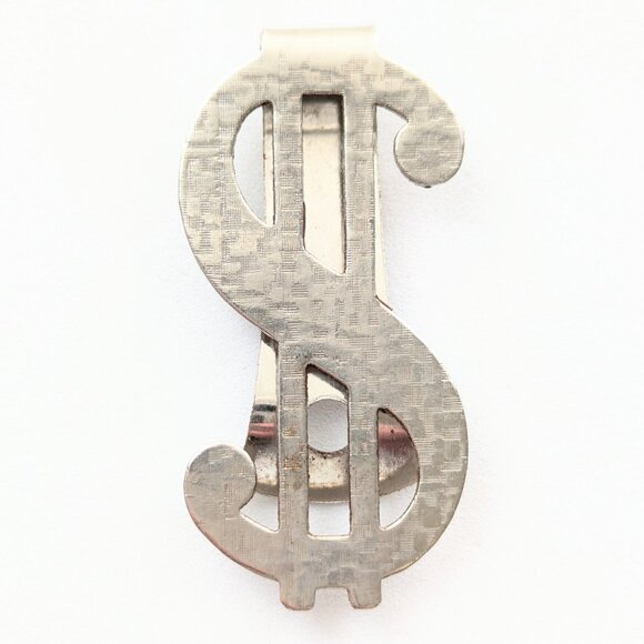 Vintage Money Clip Dollar Sign Men’s Signed Wallet Accessories - Picture 1 of 5